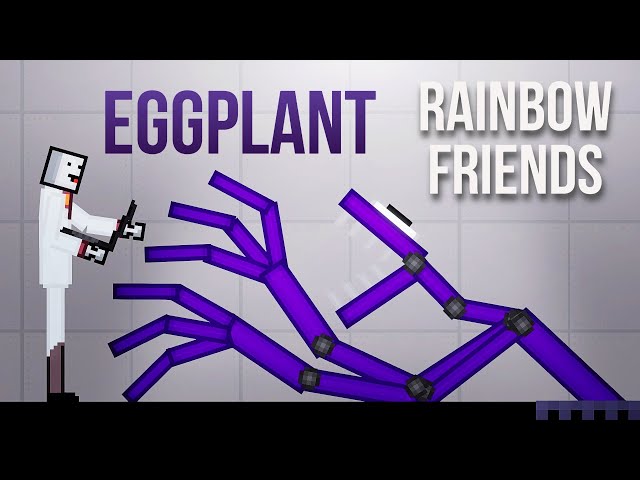 I turn Eggplant Melon Playground to Purple Roblox Rainbow Friends - People Playground 1.26 beta
