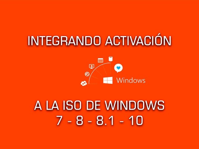 Integrar activación y logos OEM en Windows 7, 8, 8.1, 10