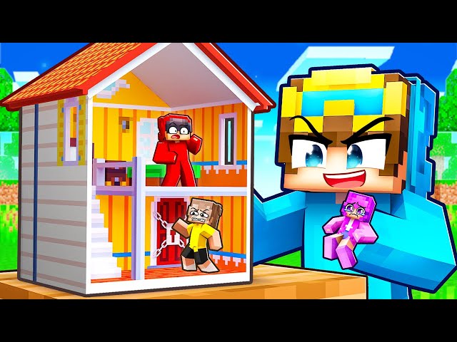 Locking My Friends in a DOLL HOUSE In Minecraft!