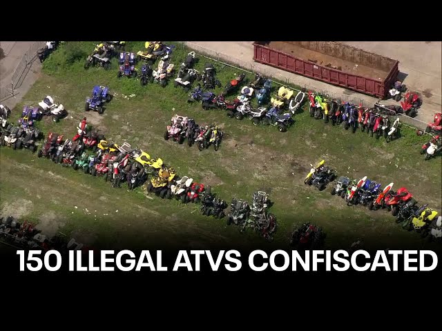 Philly police round-up roughly 150 illegal ATVs in official crackdown