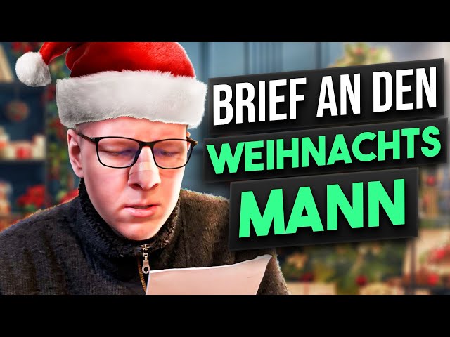 Deutsche schreiben dem Weihnachtsmann.