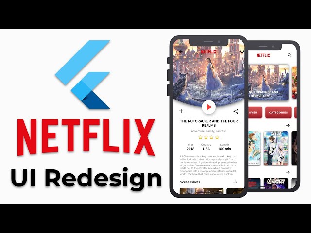 Flutter Netflix UI Redesign | Speed Code