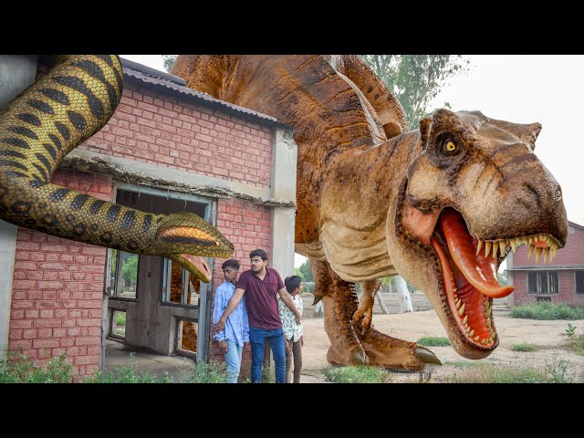 T Rex Vs Snake Part 1 - Jurassic Park Fan Made Short Film - T rex Chase