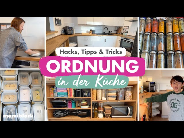 Küchen Organisation EXTREM ✨| IKEA HACKS - Ordnung Tipps - Putztricks | mamiblock