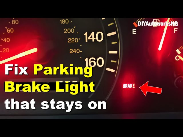 Parking BRAKE LIGHT won't go OFF: Easy Diagnosis on Honda Accord / Brake Light on Dash Stays ON