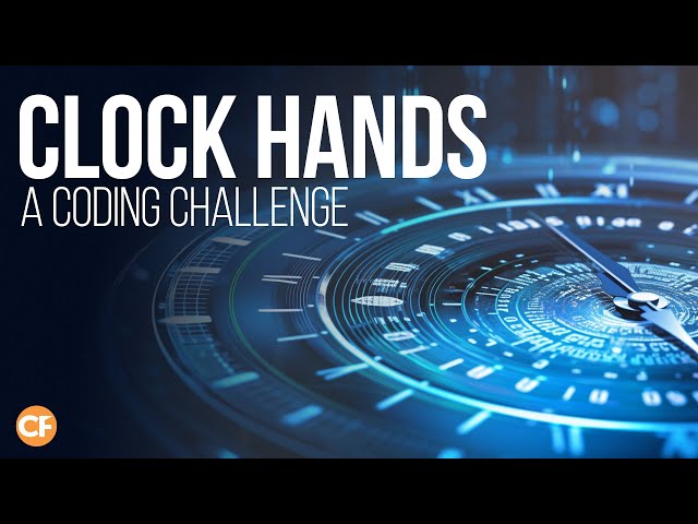 Coding Challenge: Clock Hands (Complete Blazor Web App Solution)