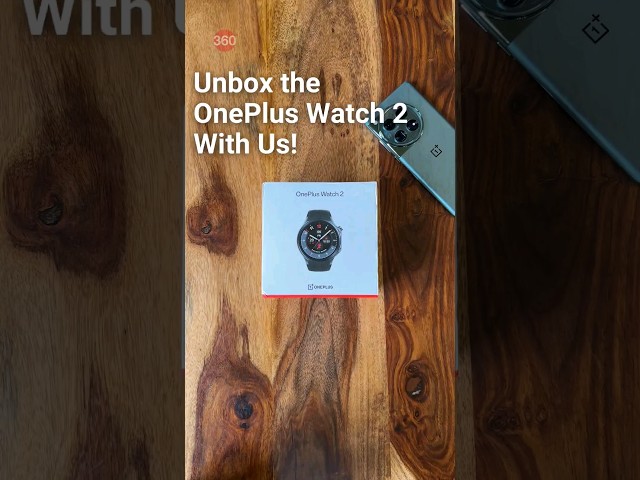 OnePlus Watch 2 Unboxing #shorts #gadgets360 #oneplus #onepluswatch #smartwatch #onepluswatch2