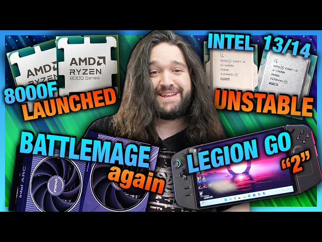 HW News - Unstable Intel CPUs, New Ryzen CPUs, Legion Go "2," RGB Light Staining GPUs