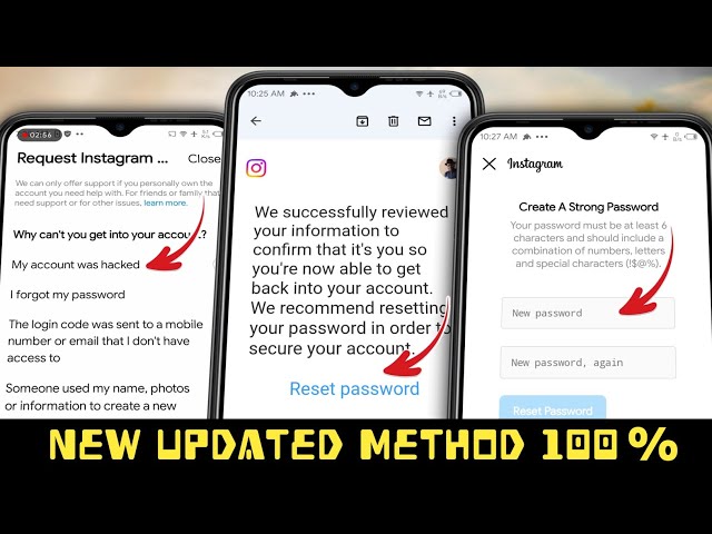 NEW! How to Recover Hacked Instagram Account Password without Email & Phone Number 2024