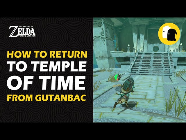 How to Get Back to Temple of Time from Gutanbac Zelda Tears of the Kingdom Walkthrough