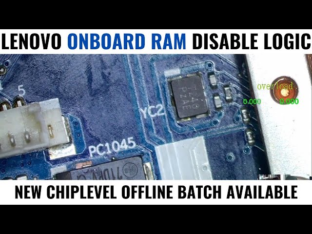 How to Disable Lenovo ON BOARD RAM Concept | NM A752 | Chip level Laptop Repairing Course in Delhi
