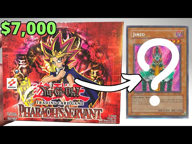 Opening A $7,000 Box Of Yugioh Cards (Pharaoh's Servant 1st Edition)