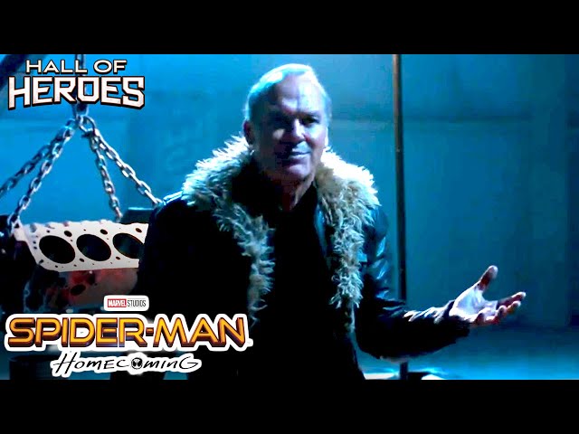 Spider Man vs Vulture (Underground Base Fight) | Spider-Man: Homecoming | Hall Of Heroes