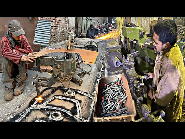 How Truck Equalizer Suspension Hangers Are Made | Making Semi Truck Axle Suspension Hanger