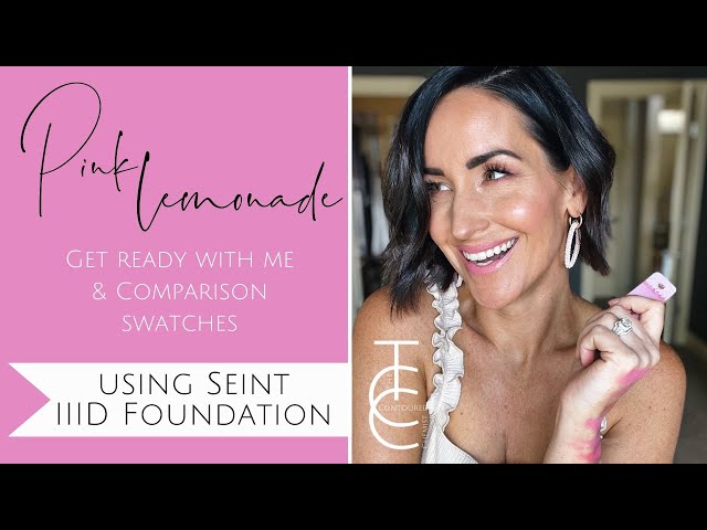 Pink Lemonade Get Ready with Me using Seint IIID Foundation with Comparison Swatches