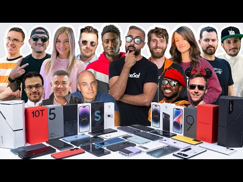 Which SMARTPHONES Do We Actually Use? 2023 YOUTUBER Edition ft. MKBHD, Linus Tech Tips + More