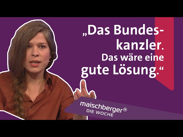 Geschlechtergerechtigkeit durch Sprache? Diskussion: Pollatschek & Gerster | maischberger. die woche