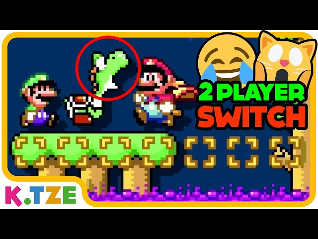 Super Mario 2 Player Switch 😂😈 Yoshi verloren | K.Tze
