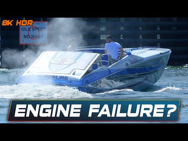 Engine Failure!? Boats in Heavy Rain.  Dolby Vision [8K HDR]