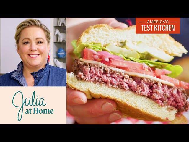 How to Make Best-Ever Juicy Beef Burgers | Julia at Home