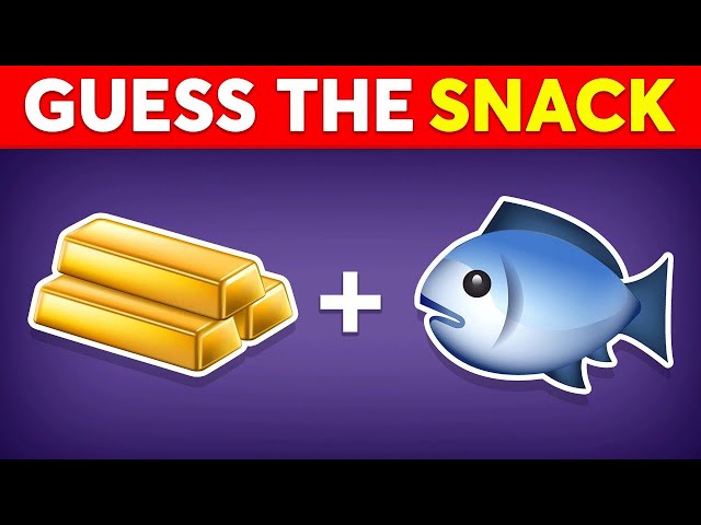 🍫 Guess the Snack by Emoji Challenge! 20 Fun Snack and Junk Food Riddles 🤔  #wouldyourather #snacks