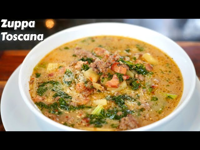 I Could Eat This Soup Every Day & Never Get Tired Of It!  (Easy Zuppa Toscana Recipe)