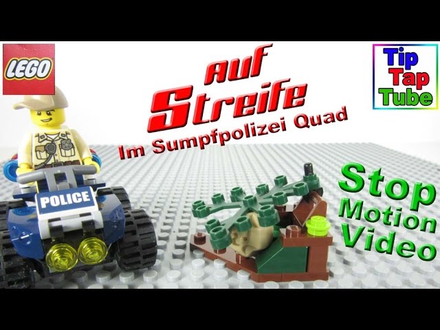 Lego Kinderfilm Auf Streife im Sumpfpolizei Quad Spielzeug Geschichte Kanal für Kinder Kinderkanal