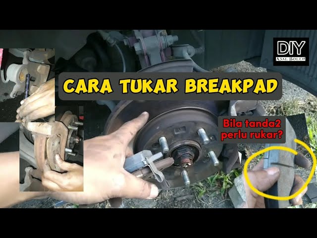 How to change a car brake pad: What are the signs when it needs to be changed: What criking sound?
