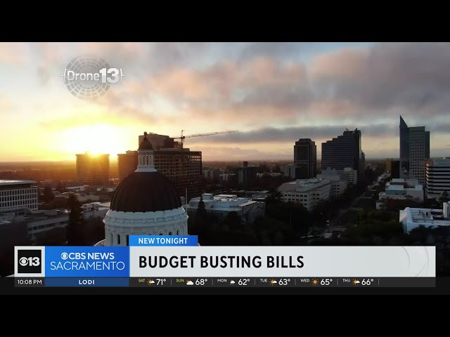 How much are bills introduced to the legislature costing California taxpayers?
