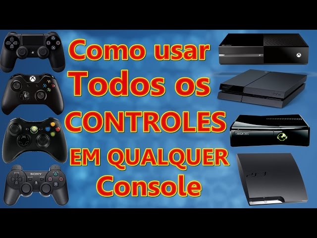 Como usar Qualquer controle em Qualquer Video Game [PS4/ONE/PS3/360/Wii U]