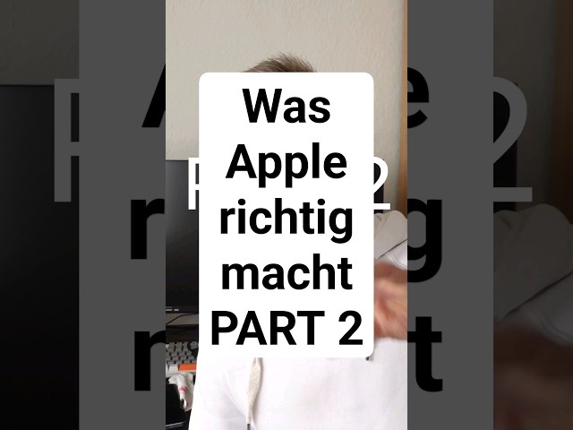 Was Apple richtig macht  PART 2 /moschuss.de