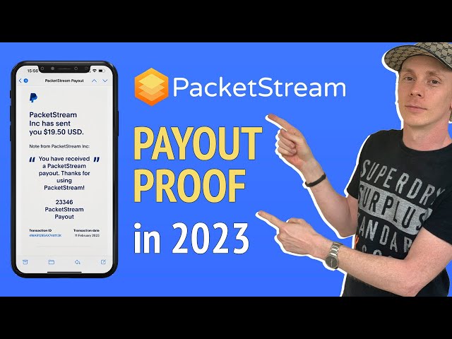 PacketStream - Payout Proof + Lifetime Earnings