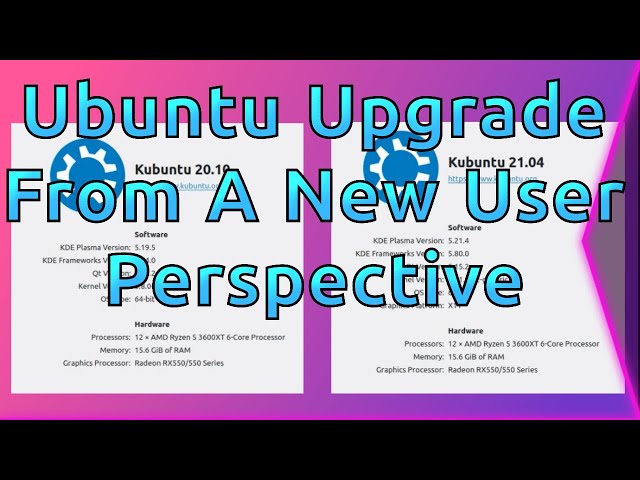 Upgrading Ubuntu From A New User Perspective