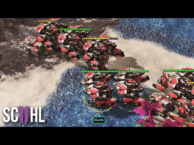 Cure's MASS THOR ARMY - Starcraft 2: Cure vs. Dark