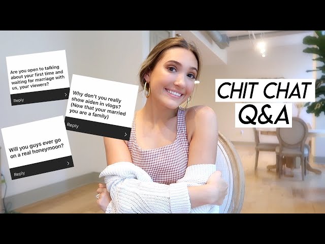CHIT CHAT Q&A | was waiting until marriage worth it, personal life boundaries, and our wedding!