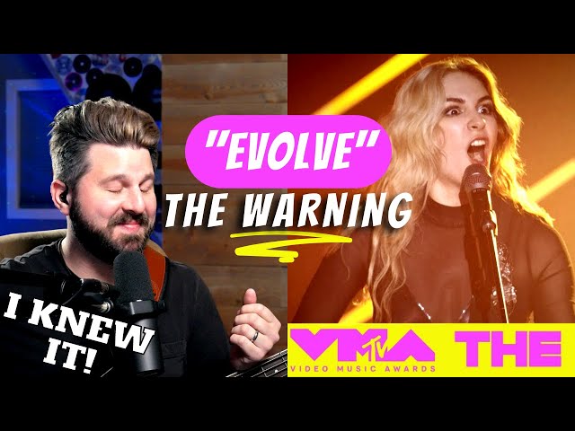 Almost fell out of my CHAIR! Bass Teacher REACTS to The Warning - “EVOLVE" | 2023 VMAs