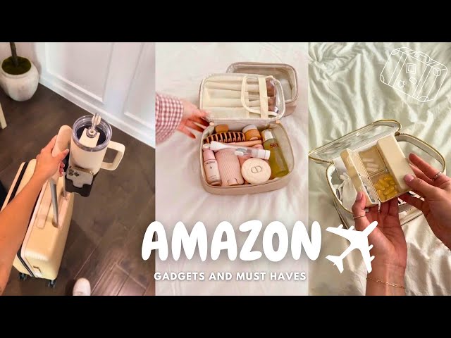 Amazon TRAVEL GADGETS, must haves, accessories, amazon finds | TikTok compilation + products links✈️