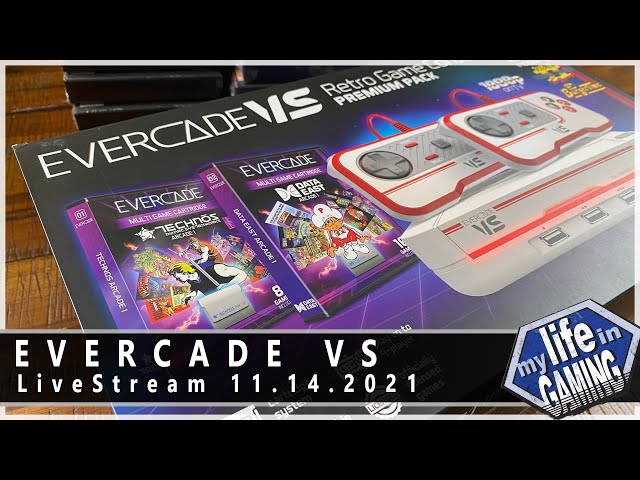 The Evercade VS Retro Gaming Console - Unboxing and Testing :: LIVE STREAM