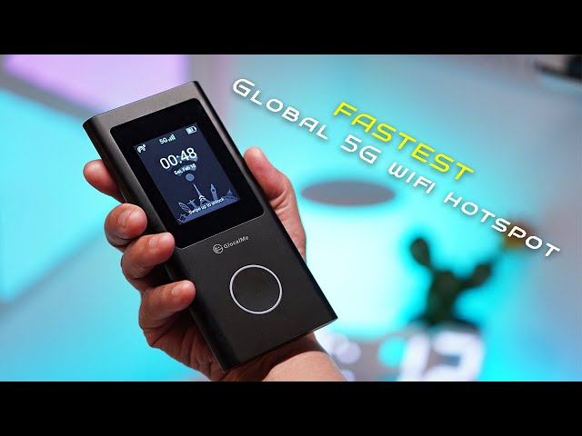 World’s First 5G Global Mobile WiFi - GlocalMe Numen Air 5G