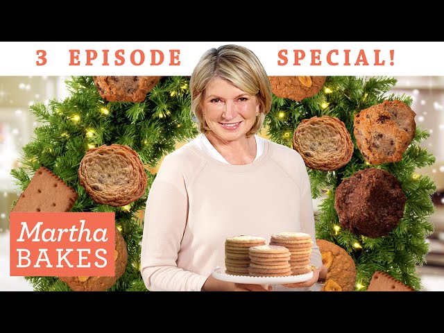 Martha Stewart Bakes 12 Cookie Recipes: 3 Episode Supercut | Martha Bakes Classic Episodes