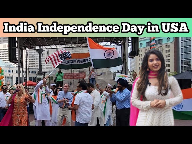Celebrating India's 75 years of independence in USA