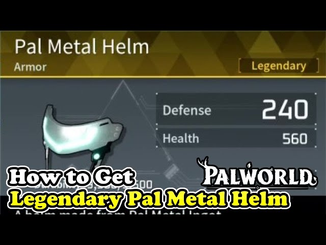Palworld How to Get Legendary Pal Metal Helm Schematic 4