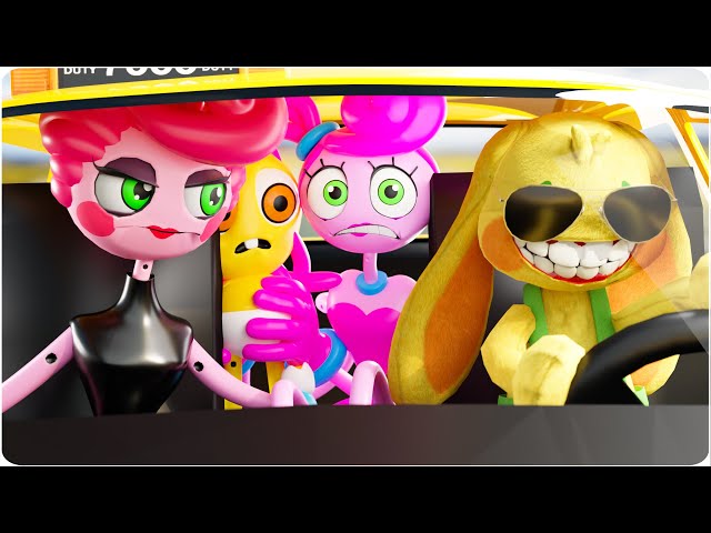 Life of BUNZO BUNNY as a TAXI DRIVER (Poppy Playtime Chapter 2 Animation)
