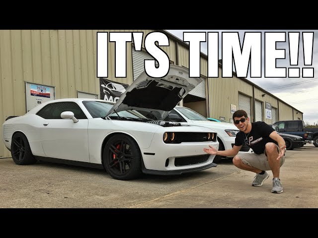 New Engine Parts, Tire Testing, & Wrap Prep for the Hellcat!