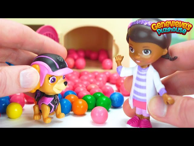 The Paw Patrol pups are Sick! Can Doc McStuffins help them feel better?