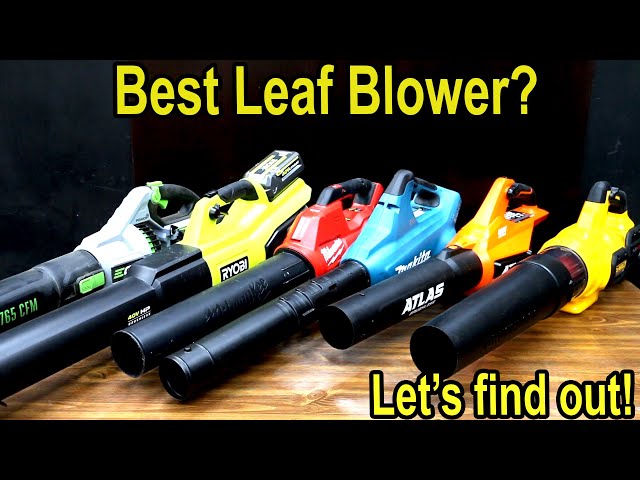 Best Leaf Blower? EGO vs Milwaukee, Ryobi, DeWalt, Greenworks, Harbor Freight Atlas, Makita