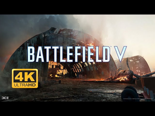 Battlefield V | Multiplayer Gameplay Aerodrome RadioTower [4K 60FPS]