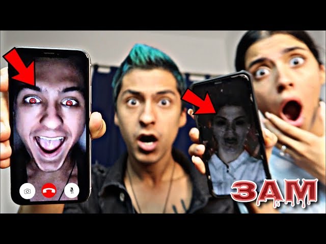 FACETIMING OURSELF AT 3AM!! *OMG WE ACTUALLY ANSWERED*