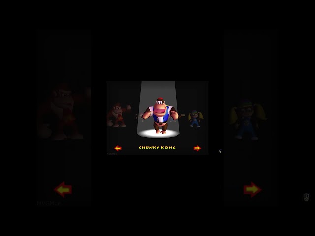 Donkey Kong 64 holds one of the most original character select screen even to this day 😁