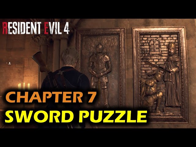 Sword Puzzle | Chapter 7: Castle Treasury | Resident Evil 4 Remake